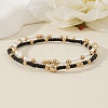 2Pcs Bohemian Style Glass Seed Beads Stretch Bracelets for Women OZ0974-1