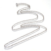 Iron Rolo Chains Necklace Making X-MAK-R015-45cm-P-2