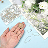 80Pcs 8 Styles Brass Hoop Earring Findings FIND-BBC0004-67-3