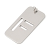 304 Stainless Steel Pendants STAS-M115-01P-F-2