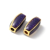 Brass Enamel Beads KK-P290-38G-2