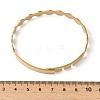 304 Stainless Steel Bangles for Women BJEW-F502-01G-3
