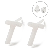 Hypoallergenic Bioceramics Zirconia Ceramic Stud Earrings EJEW-F340-04T-1