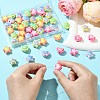 50Pcs 10 Styles Opaque Acrylic Beads OACR-CJ0001-88-4