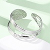 304 Stainless Steel Cuff Bangles for Women BJEW-B150-02P-2