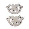 Non-Tarnish 201 Stainless Steel Connector Charms STAS-Q245-19P-1