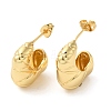 Brass Stud Earrings EJEW-G382-06G-1