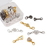 Alloy Rhinestone Magnetic Clasps ALRI-TA0001-02-19