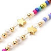 Glass Seed Beads Eyeglasses Chains AJEW-EH00383-6