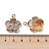 Natural Crazy Agate Pendants G-P566-01G-05-3