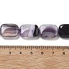 Natural Banded Agate Beads Strands G-K392-B11-13x18mm-5