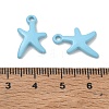 Spray Painted Alloy Pendants AL-CBA5D51-01B-01-3
