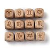 Natural Wood Constellation Beads LS-WOOD-M002-08-4