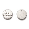 Non-Tarnish 304 Stainless Steel ASL Charms STAS-L260-006P-2
