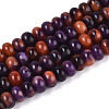 Halloween Theme Dyed Natural White Jade Beads Strands G-T139-58A-01-4