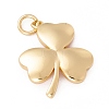 Brass Enamel Pendants KK-P217-03G-3