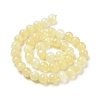 Natural Yellow Selenite Beads Strands G-N328-025A-03-3