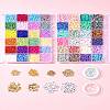 DIY Glass Seed & Plastic & Polymer Clay Beads Bracelets Making Kits DIY-FS0007-07-9