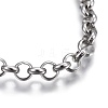 Tarnish Resistant 304 Stainless Steel Rolo Chain Bracelets BJEW-L634-03A-P-2