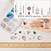 SUNNYCLUE DIY Chinese Style Alloy Chandelier Earring Making Kit DIY-SC0024-23-3