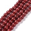 Dyed Natural Jade Beads Strands G-D434-10mm-08-1-2
