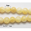 Natural Yellow Jade Beads X-G-Q277-1-1