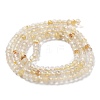 Natural Rutilated Quartz Beads Strands G-J400-C11-02-3