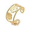 304 Stainless Steel Cuff Bangles for Women BJEW-Z096-04G-4