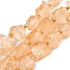 Raw Rough Natural Quartz Crystal Beads Strands G-Z131-J01-08-2