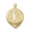 Brass Locket Pendants KK-D431-030E-G-1