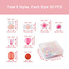 400Pcs 8 Style Acrylic Beads TACR-PJ0001-02-4