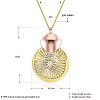 Fashion Brass Pendant Necklaces NJEW-BB23111-6