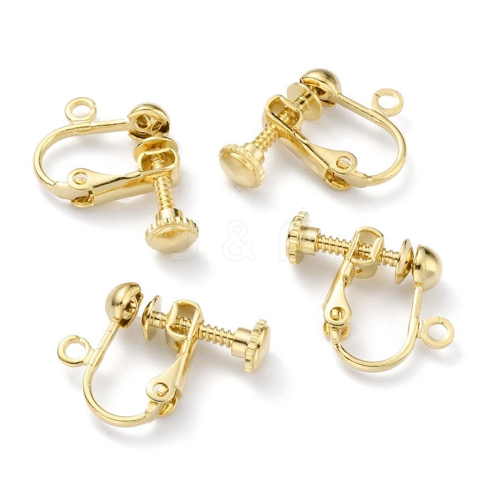 Wholesale Brass Clip-on Earring Findings - Jewelryandfindings.com
