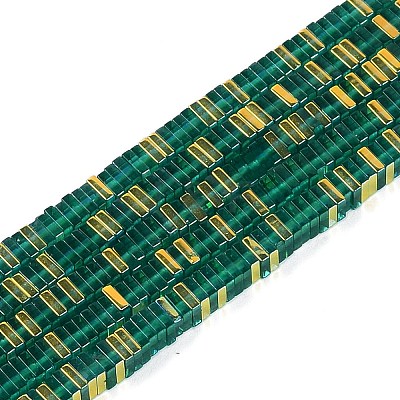 Electroplate Glass Beads Strands GLAA-B023-01A-03-1