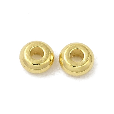 Rack Plating Brass Spacer Beads KK-P246-04G-1