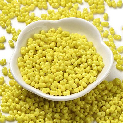 Baking Paint Glass Seed Beads SEED-K009-01A-08-1