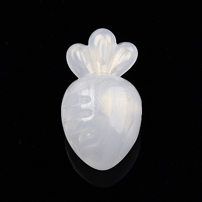 Opaque Acrylic with Glitter Powder Beads SACR-G024-02-1