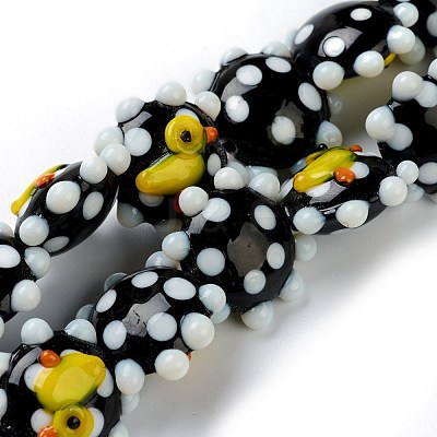 Handmade Lampwork Beads LAMP-J092-01A-1