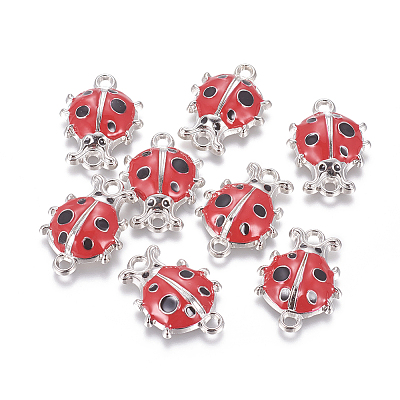 Alloy Enamel Links connectors LS-X-ENAM-P147-1-1