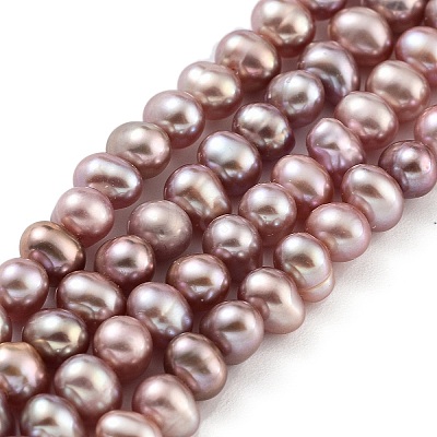 Natural Cultured Freshwater Pearl Beads Strands PEAR-C003-10E-1