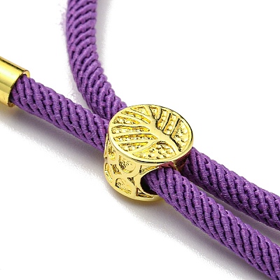 Nylon Cords Bracelet Makings Fit for Connector Charms AJEW-P116-01G-10-1