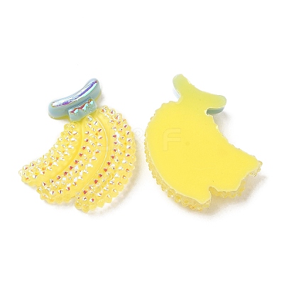Translucent Resin Cabochons CRES-Z001-08-1