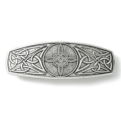 Alloy Hair Barrettes OHAR-C010-05A-AS-1
