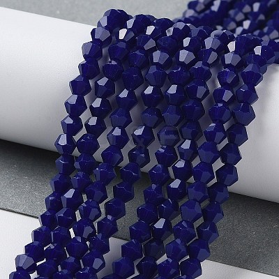 Opaque Solid Color Imitation Jade Glass Beads Strands LS-GLAA-F029-P4mm-10-1
