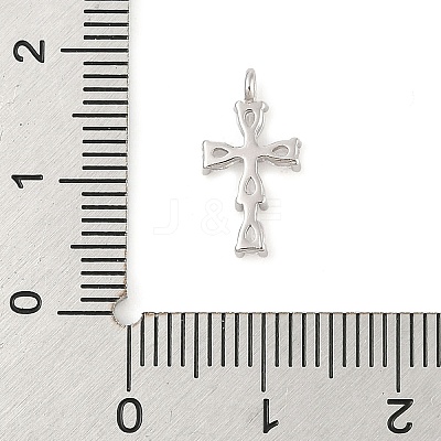 925 Sterling Silver Clear Cubic Zirconia Charms STER-NH0015-01P-1