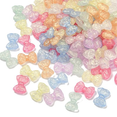 Luminous Transparent Acrylic Beads OACR-B031-16-1
