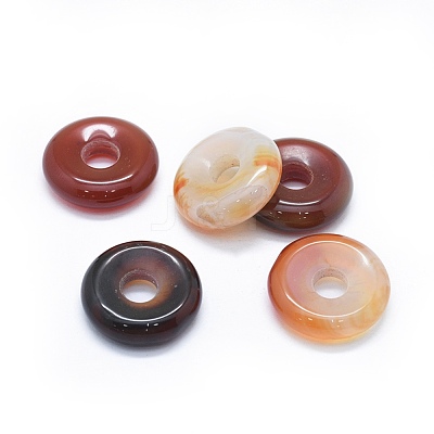 Natural Agate Pendants G-I245-71C-1