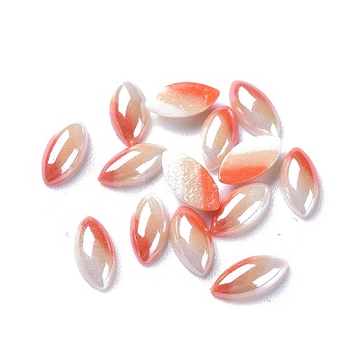 Opaque Glass Cabochons X-GGLA-S038-03A-4x8-1