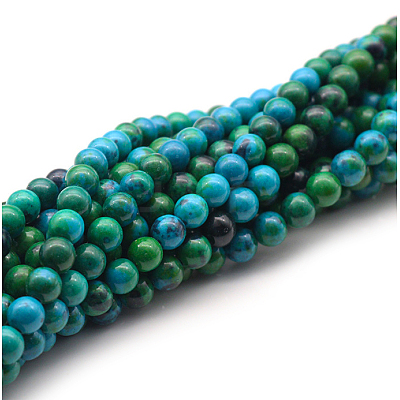 Synthetic Chrysocolla Beads Strands X-G-F647-02-A-01-1