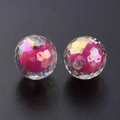 Transparent Acrylic Beads TACR-S152-14B-1